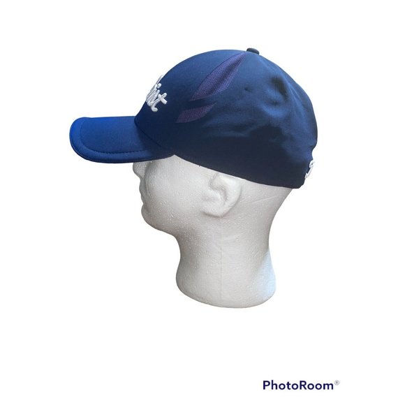 Titleist Flex Golf Hat Baseball Cap Adult Small/Medium Navy Blue - Picture 2 of 6